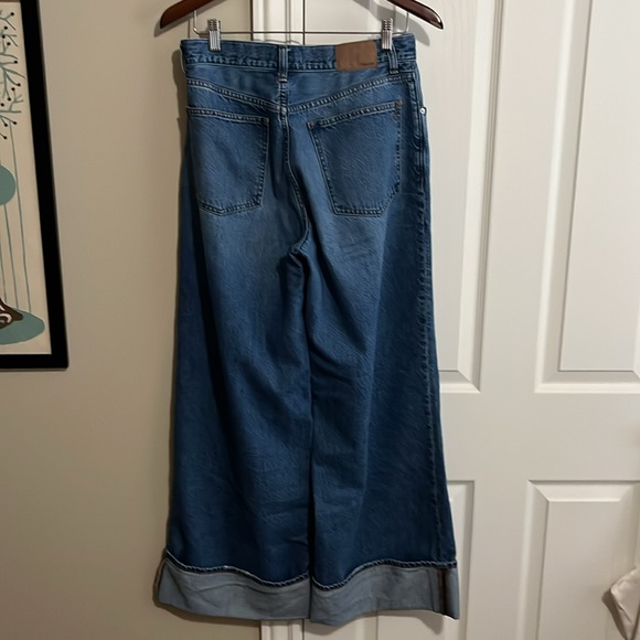 Madewell Superwide Leg Jeans in Fannin Wash size 29 - Picture 3 of 4